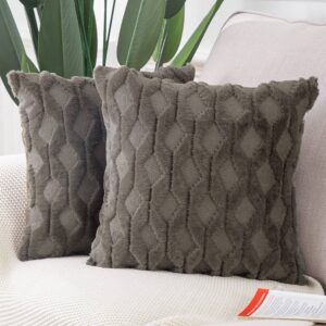 Taupe Wool Cushion